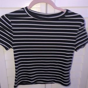 Black and white striped H&M T-shirt